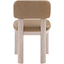  Meridian Paloma Tan Vegan Leather Upholstered Dining Chair IMAGE 5