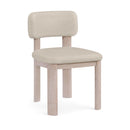  Meridian Paloma Taupe Vegan Leather Upholstered Dining Chair IMAGE 1