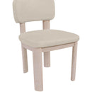  Meridian Paloma Taupe Vegan Leather Upholstered Dining Chair IMAGE 7
