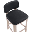  Meridian Paloma Black Vegan Leather Upholstered Counter Stool IMAGE 7