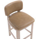  Meridian Paloma Tan Vegan Leather Upholstered Counter Stool IMAGE 7