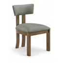  Meridian Lavrin Olive Vegan Leather Upholstered Dining Side Chair IMAGE 1