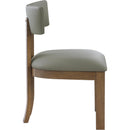  Meridian Lavrin Olive Vegan Leather Upholstered Dining Side Chair IMAGE 4