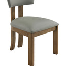  Meridian Lavrin Olive Vegan Leather Upholstered Dining Side Chair IMAGE 6