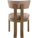  Meridian Lavrin Tan Vegan Leather Upholstered Dining Side Chair IMAGE 5