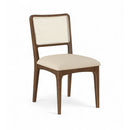  Meridian Atrium Beige Vegan Leather Upholstered Dining Chair IMAGE 1