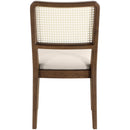 Meridian Atrium Cream Vegan Leather Upholstered Dining Chair IMAGE 5