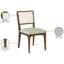  Meridian Atrium Mint Vegan Leather Upholstered Dining Chair IMAGE 11