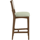  Meridian Atrium Mint Vegan Leather Upholstered Counter Stool IMAGE 4