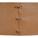  Meridian Andie Cognac Vegan Leather Upholstered Dining Chair IMAGE 7