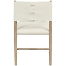  Meridian Andie Cream Vegan Leather Upholstered Dining Chair IMAGE 4