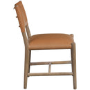  Meridian Andie Cognac Vegan Leather Upholstered Dining Chair IMAGE 3