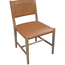  Meridian Andie Cognac Vegan Leather Upholstered Dining Chair IMAGE 5