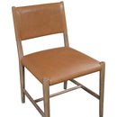  Meridian Andie Cognac Vegan Leather Upholstered Dining Chair IMAGE 6