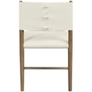  Meridian Andie Cream Vegan Leather Upholstered Dining Chair IMAGE 4
