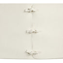  Meridian Andie Cream Vegan Leather Upholstered Dining Chair IMAGE 7