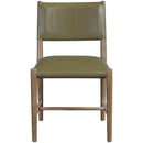  Meridian Andie Olive Vegan Leather Upholstered Dining Chair IMAGE 2