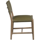  Meridian Andie Olive Vegan Leather Upholstered Dining Chair IMAGE 3