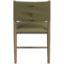  Meridian Andie Olive Vegan Leather Upholstered Dining Chair IMAGE 4