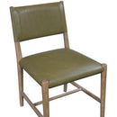  Meridian Andie Olive Vegan Leather Upholstered Dining Chair IMAGE 5