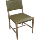  Meridian Andie Olive Vegan Leather Upholstered Dining Chair IMAGE 6
