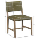  Meridian Andie Olive Vegan Leather Upholstered Dining Chair IMAGE 9