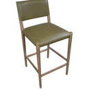  Meridian Andie Olive Vegan Leather Upholstered Counter Stool IMAGE 5