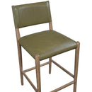  Meridian Andie Olive Vegan Leather Upholstered Counter Stool IMAGE 6