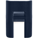  Meridian Zuno Navy Velvet Upholstered Dining Chair IMAGE 5