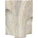  Meridian Olira Natural Concrete And Fiberglass Indoor / Outdoor End Table IMAGE 5