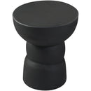  Meridian Collins Black Aluminum End Table IMAGE 3