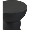  Meridian Collins Black Aluminum End Table IMAGE 4
