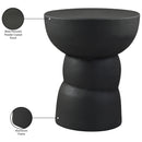  Meridian Collins Black Aluminum End Table IMAGE 6