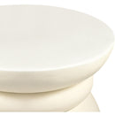  Meridian Collins Cream Aluminum Coffee Table IMAGE 4