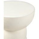  Meridian Collins Cream Aluminum End Table IMAGE 4