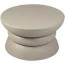  Meridian Collins Taupe Aluminum Coffee Table IMAGE 3