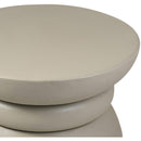  Meridian Collins Taupe Aluminum Coffee Table IMAGE 4