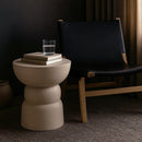  Meridian Collins Taupe Aluminum End Table IMAGE 2