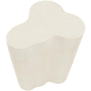  Meridian Monza Cream Concrete And Fiberglass Indoor / Outdoor End Table IMAGE 6