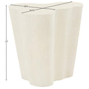  Meridian Monza Cream Concrete And Fiberglass Indoor / Outdoor End Table IMAGE 8