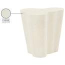  Meridian Monza Cream Concrete And Fiberglass Indoor / Outdoor End Table IMAGE 9