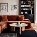  Meridian Avaya Cream / Natural Concrete And Fiberglass Indoor / Outdoor Coffee Table IMAGE 2