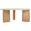  Meridian Avaya Cream / Natural Concrete And Fiberglass Indoor / Outdoor Coffee Table IMAGE 4