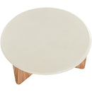  Meridian Avaya Cream / Natural Concrete And Fiberglass Indoor / Outdoor Coffee Table IMAGE 5