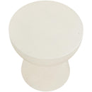  Meridian Avaya Cream Concrete And Fiberglass Indoor / Outdoor End Table IMAGE 3