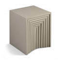  Meridian Centennial Taupe Iron End Table IMAGE 1