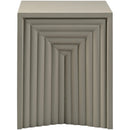  Meridian Centennial Taupe Iron End Table IMAGE 3