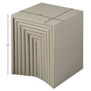  Meridian Centennial Taupe Iron End Table IMAGE 5