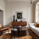  Meridian Banyan Brown Iron Coffee Table IMAGE 2