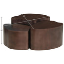  Meridian Banyan Brown Iron Coffee Table IMAGE 6